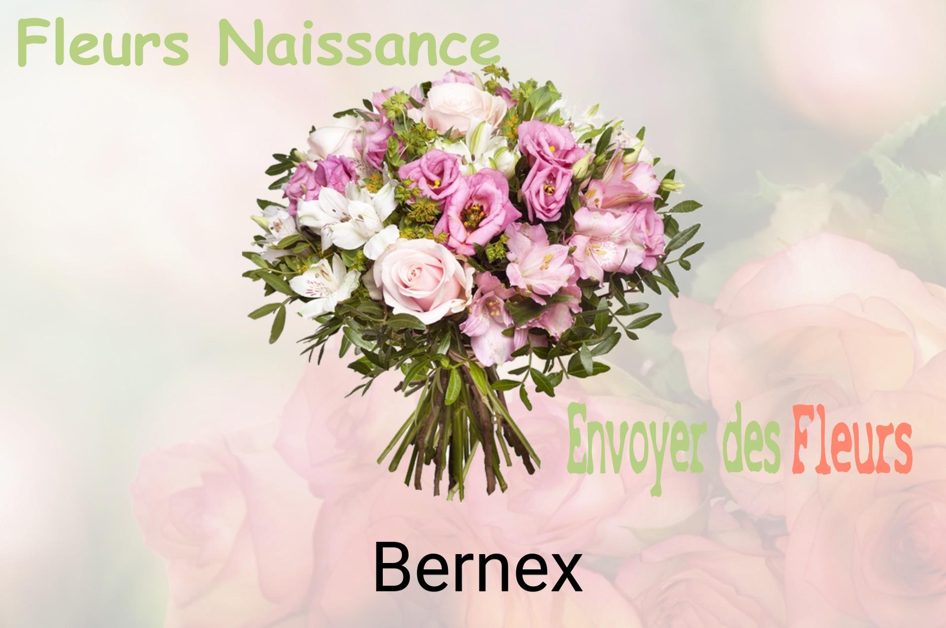 Bouquet de fleurs de naissance livré à Bernex
